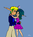 Dance with You and Me Baby (Jak and Keira Hagai) from JnD - jak-and-daxter fan art