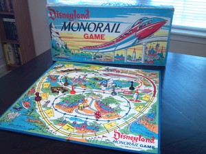  ディズニー Monorail Board Game