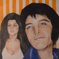 Elvis And Priscilla - elvis-presley fan art