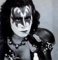 Gene (NYC) October 31, 1981 (A World Without Heroes Video shoot)  - kiss photo