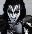 Gene (NYC) October 31, 1981 (A World Without Heroes Video shoot)  - kiss photo