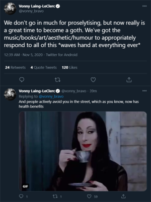  Good time to become a goth
