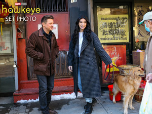 Hawkeye || Hailee Steinfeld, Jeremy Renner, and Lucky the pizza Dog || Bangtan Boys