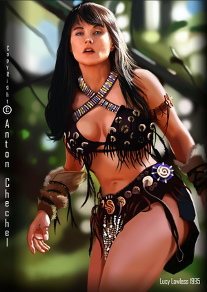  Xena: Warrior Princess - Hot & Sexy Art por Anton Chechel