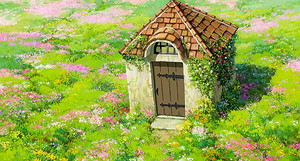  Howl’s Secret Garden in Howl’s Moving château