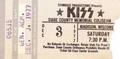 KISS ticket stub ~Madison, Wisconsin...December 3, 1977 (ALIVE II Tour) - kiss photo