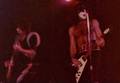 Paul and Ace ~Houston, Texas...November 9, 1975 (Alive Tour)  - kiss photo