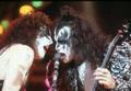 Paul and Gene ~Anaheim, California...November 6, 1979 (Dynasty Tour)  - kiss photo