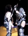 Paul and Gene ~Los Angeles, California...November 7, 1979 (Dynasty Tour)  - kiss photo