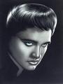 Velvet Elvis Presley Portrait - elvis-presley fan art