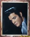 Velvet Painting Of Elvis Presley - elvis-presley fan art