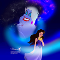 Walt Disney Fan Art - Ursula & Vanessa - walt-disney-characters fan art