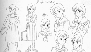  Whisper of the ハート, 心 Character Designs