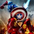 *Captain America v/s Iron Man* - robert-downey-jr fan art