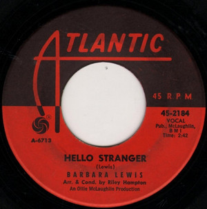 1963 Hit Song, Hello Stranger, On 45 RPM