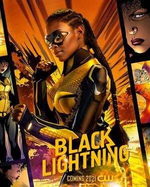 Anissa Pierce / Thunder / Blackbird || Black Lightning || Season 4 || promo poster