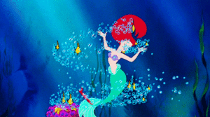  Walt Дисней Gifs - Sebastian & Princess Ariel 💕