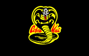  kobra, cobra Kai - Logo wallpaper