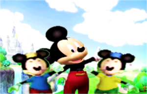 Disney Golf Mickey and Morty with Ferdie (Fanart)
