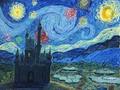 Disney Starry Starry Night - disney fan art