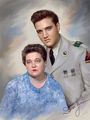 Elvis And His Mother - elvis-presley fan art