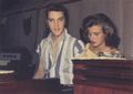 Elvis And June Juanico - elvis-presley photo
