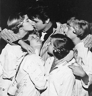 Elvis With His Fans