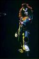 Gene ~San Francisco, California...January 31, 1975 (Hotter Than Hell Tour)  - kiss photo