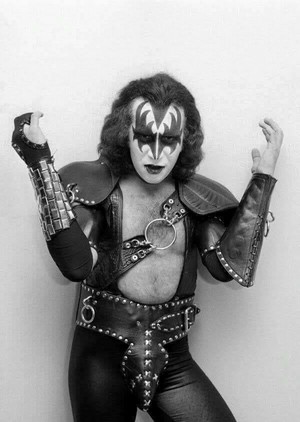  Gene Simmons || visits the Cerebral Palsy headquarters in New York...January 5, 1982