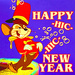 Happy New Year from Timothy Q. Mouse - classic-disney icon