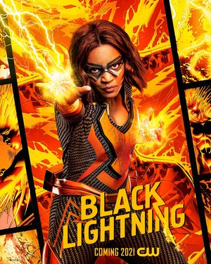 Jennifer Pierce / Lightning || Black Lightning || Season 4 || promo poster