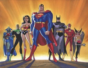  Justice League Team From the cartoni animati