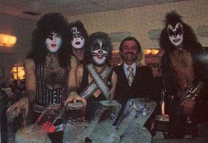  KISS and Bill Aucoin ~Providence, Rhode Island...February 2, 1978 (ALIVE II Tour)