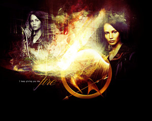  Katniss Everdeen वॉलपेपर - I'm Gonna Heat It Up
