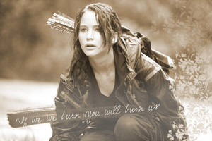 Katniss Everdeen karatasi la kupamba ukuta