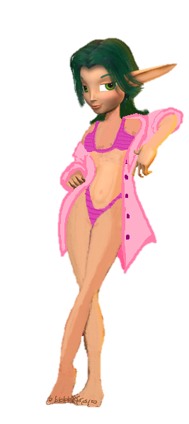 Keira Hagai Jak 3 PSM Swimsuit (2004).