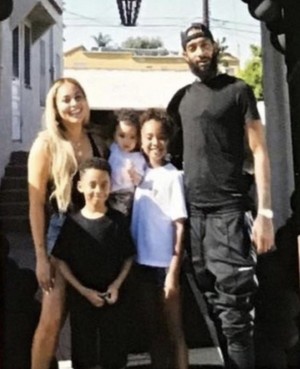 Lauren London, Nipsey Hussle and their family