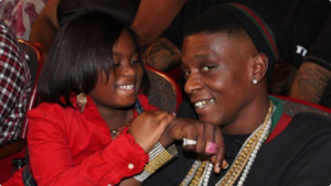 Lil Boosie with his daughter