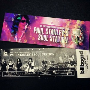  Paul Stanley and Soul Station ~ Tokyo, Japan...January 11, 2018