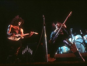  Paul and Gene ~Long Beach, California...January 17, 1975 (Hotter Than Hell Tour)