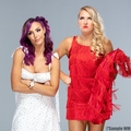 Peyton Royce and Lacey Evans - wwe photo