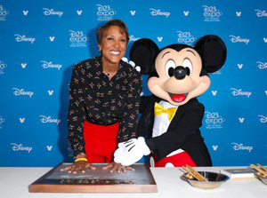  Robin Roberts And Mickey mouse