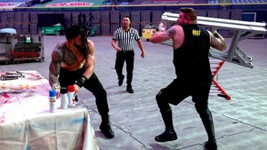  Royal Rumble 2021 ~ Roman Reigns vs Kevin Owens