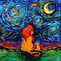 The Lion King Starry Starry Night - disney fan art