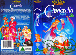  Walt Disney Classics VHS Covers - Sinderella (UK Version)