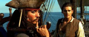  Walt ডিজনি Gifs - Captain Jack Sparrow & Will Turner