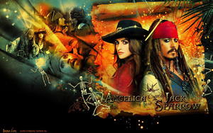 Walt Disney Images - Angelica Teach & Captain Jack Sparrow