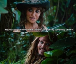  Walt Дисней Обои - Angelica Teach & Captain Jack Sparrow