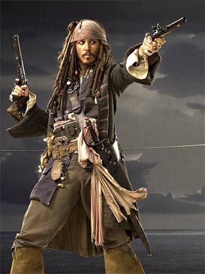  Walt Дисней Live-Action Обои - Captain Jack Sparrow