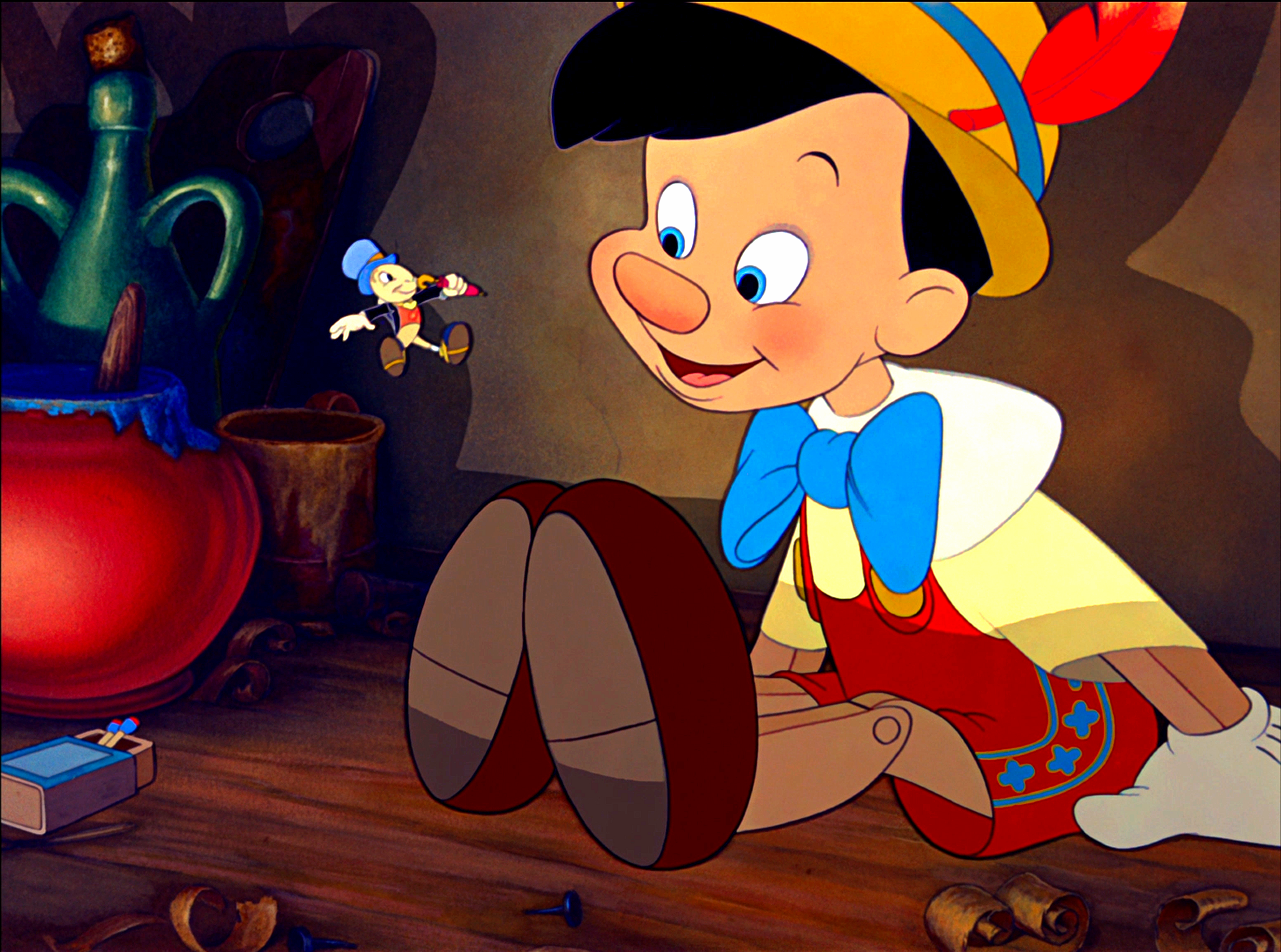 Walt Disney Screencaps - Jiminy Cricket & Pinocchio - những nhân vật của  Walt Disney bức ảnh (43756108) - fanpop